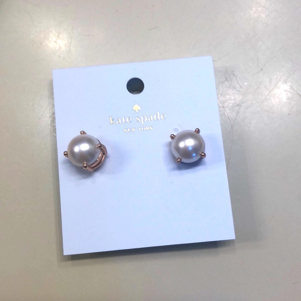 Kate spade pearl earrings brand new